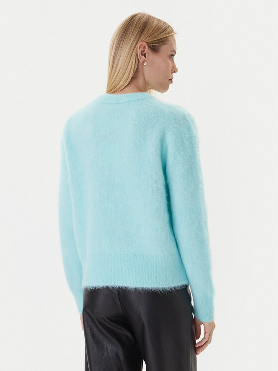 Calvin Klein Calvin Klein Pulover LV044D359G Turcoaz Relaxed Fit