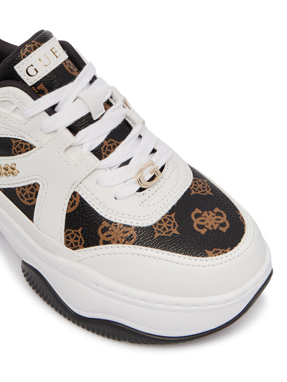 Guess Guess Sneakersy FLFHAC FAL12 Biały