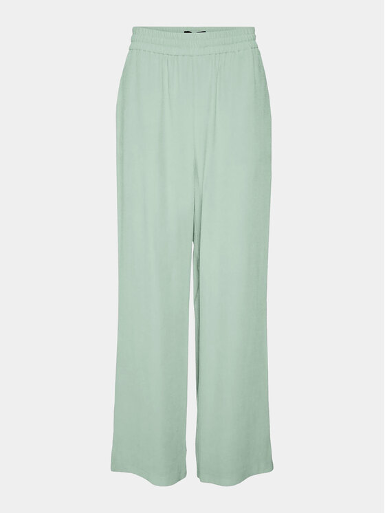 Vero Moda Vero Moda Hlače Carmen 10278926 Zelena Wide Leg