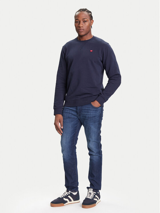 Wrangler Wrangler Дънки Larston 112372934 Тъмносин Slim Fit