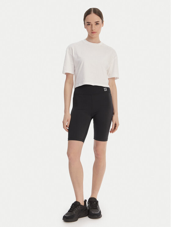 HUGO HUGO Biker shorts Nocheetah 50559119 Nero Regular Fit