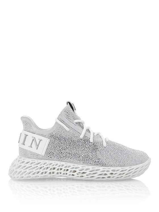 PHILIPP PLEIN PHILIPP PLEIN Sneakersy 557 Strieborná