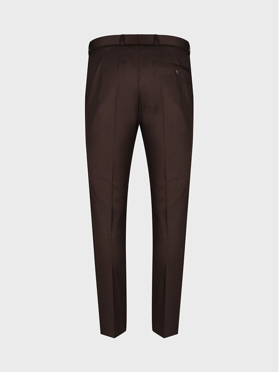 Evenemen Evenemen Garnitur Kast Brown Brązowy Slim Fit