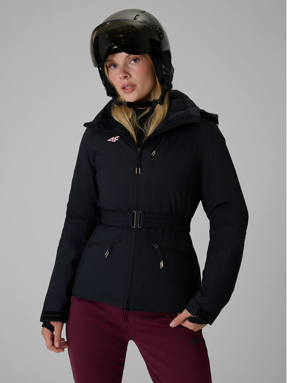 4F 4F Kurtka narciarska SKI CLASSIC Czarny Regular Fit