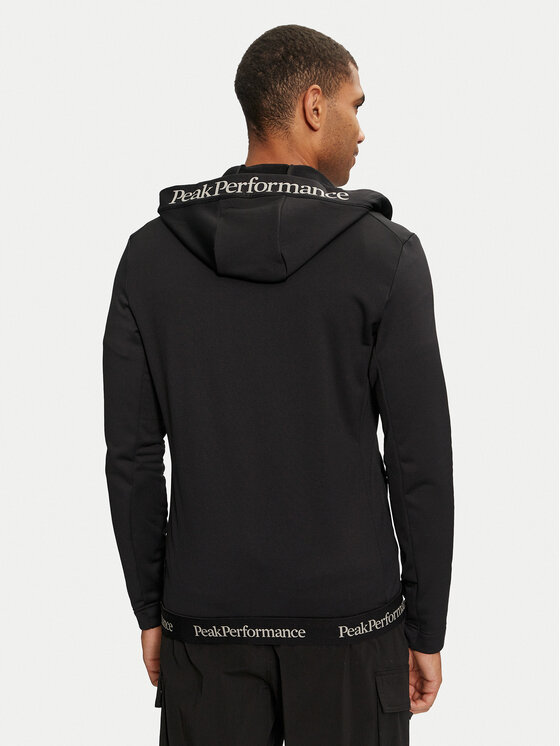 Peak Performance Peak Performance Bluza techniczna Rider Tech G79554020 Czarny Regular Fit