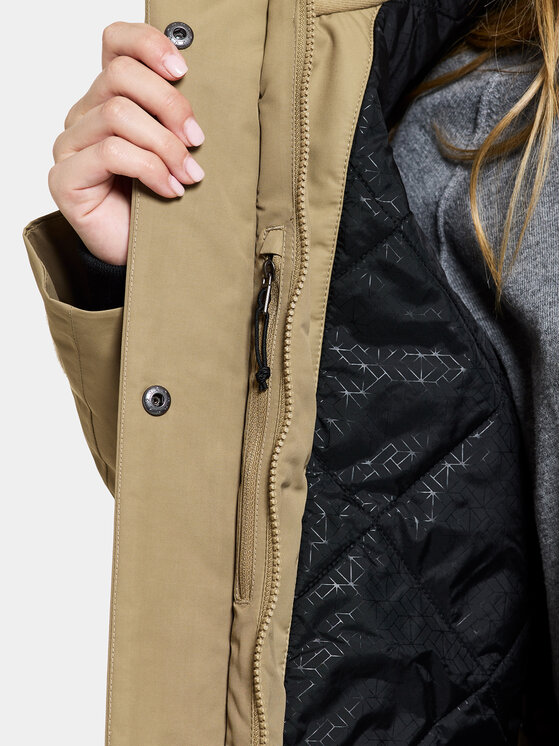Didriksons Didriksons Parka Frida Wns Parka 7 504815 Bézs Regular Fit