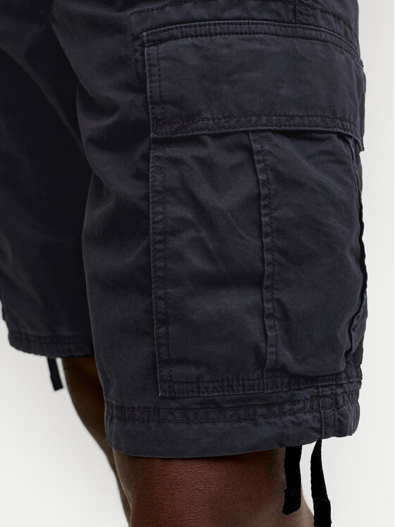 Jack & Jones Jack & Jones Szövet rövidnadrág Cole Frank 12291369 Fekete Regular Fit