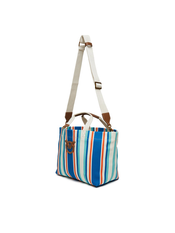 PINKO PINKO Ročna torba Shopping Bag Medium PE 25 PLTT 104753 A2G5 Modra