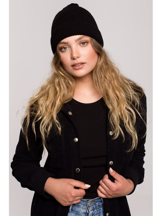 BeWear BeWear Sveter BK079 Čierna Modern Fit