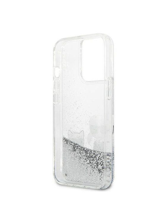 KARL LAGERFELD KARL LAGERFELD Etui na telefon iPhone 13 Pro Max Srebrny