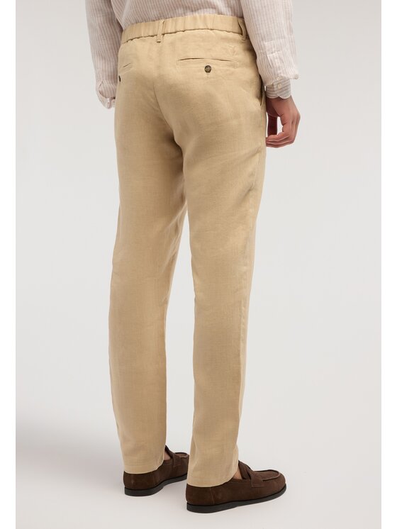 Trussardi Trussardi Spodnie materiałowe P719M000113N012 Kremowy Regular Fit
