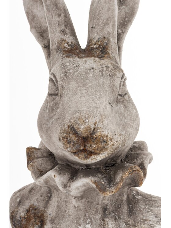 MIAhome MIAhome Figurka popiersie królika 33x19x17 cm TORACE Szary