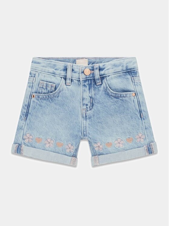 Guess Kids Guess Kids Spodnie materiałowe 181424 Niebieski Regular Fit