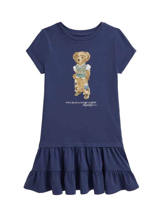 Polo Ralph Lauren Rochie de zi 312B20040001 Bleumarin Regular Fit
