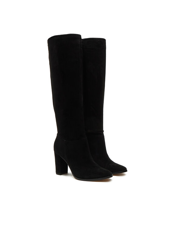LAUREN RALPH LAUREN LAUREN RALPH LAUREN Kozaki Artizan Tall 802937807001 Czarny