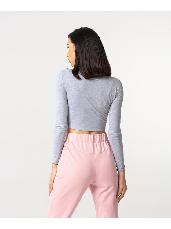 Carpatree Carpatree Top TopGaia Szary Fitted Fit