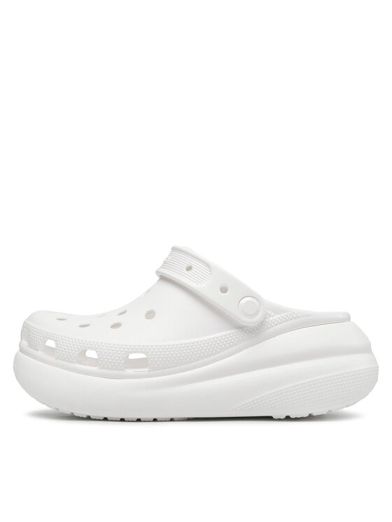 Crocs Crocs Klapki Classic Crush Clog 207521 Biały