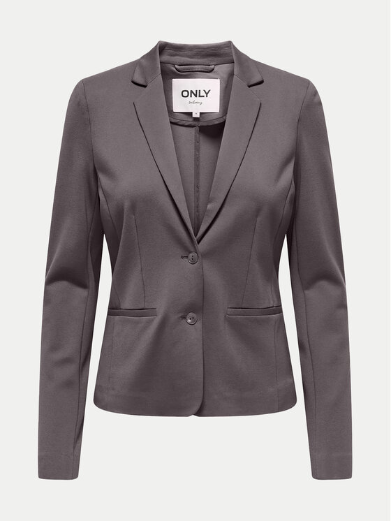 ONLY ONLY Marynarka Poptrash 15153144 Szary Regular Fit