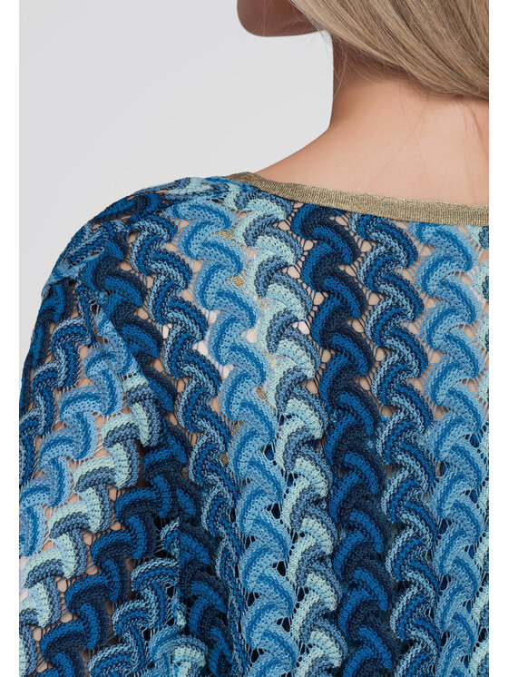 Ombre Ombre Sukienka plażowa OW-UW-E0001 Niebieski