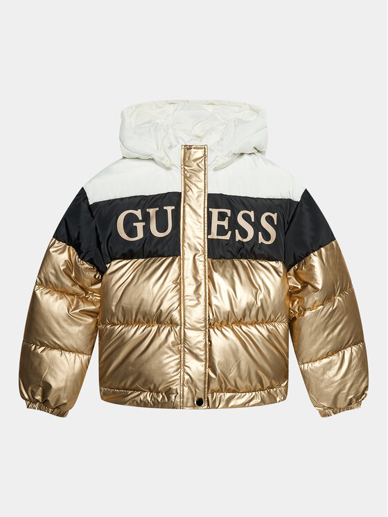 Guess Guess Žieminė striukė J3BL03 WBVE0 Auksinė Regular Fit