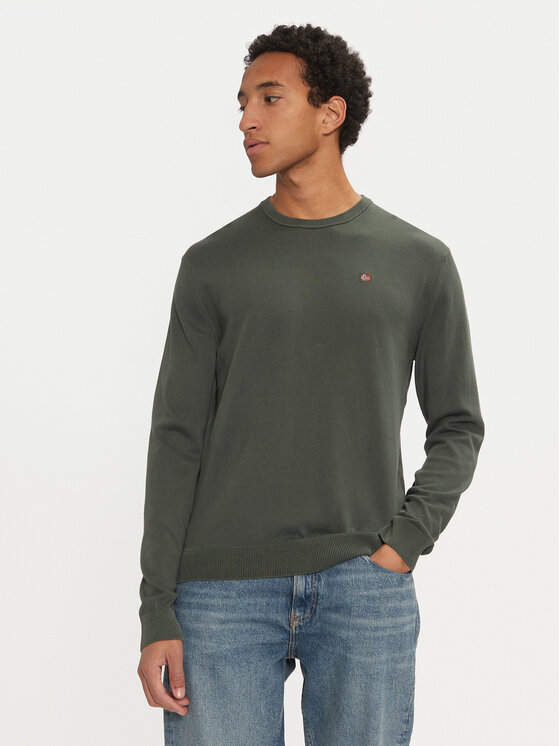 Férfi Sweater Napapijri, Méret: XXL, Zöld, Droz NP0A4I2G