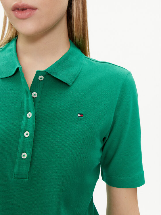 Tommy Hilfiger Tommy Hilfiger Polo 1985 WW0WW37820 Πράσινο Regular Fit