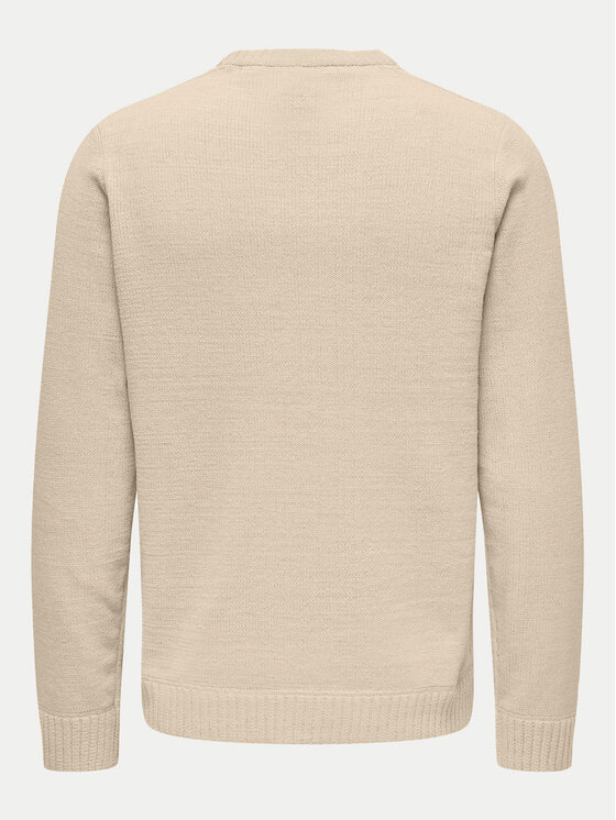 Only & Sons Only & Sons Džemper Sethan 22029788 Bež Regular Fit