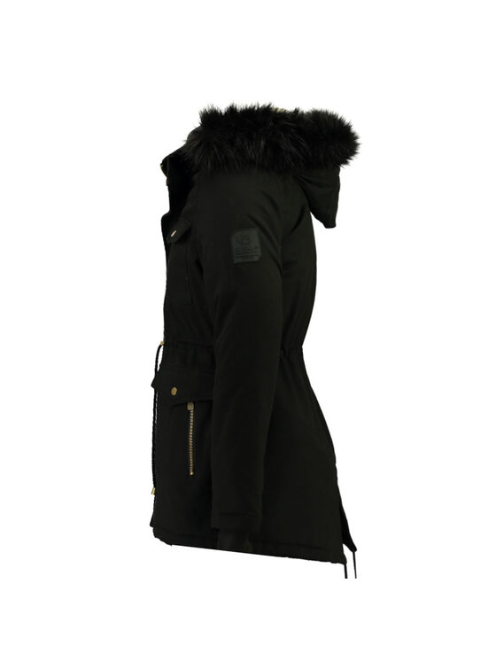 Geographical Norway Geographical Norway Parka WQ834F/GN-BLACK Czarny Fitted Fit