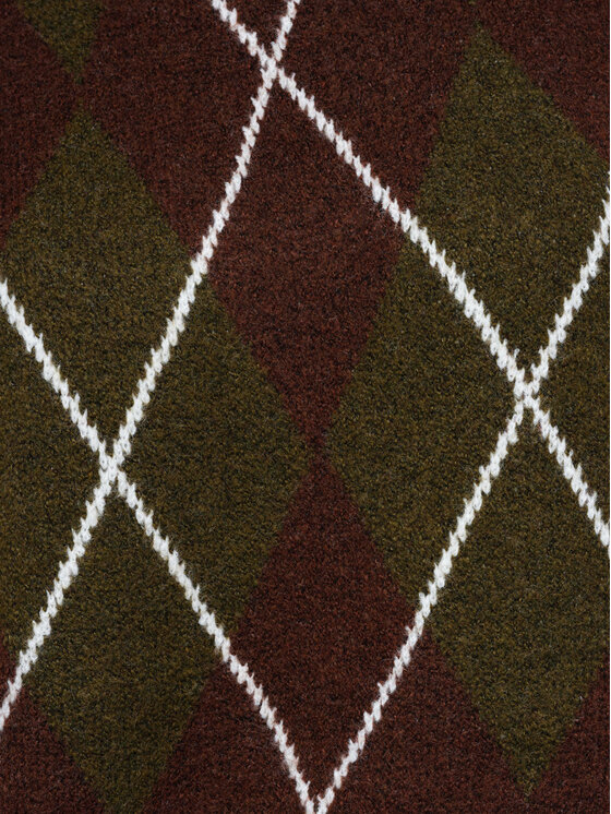 Ombre Ombre Svetr OW-SW-E0055 Khaki Relaxed Fit