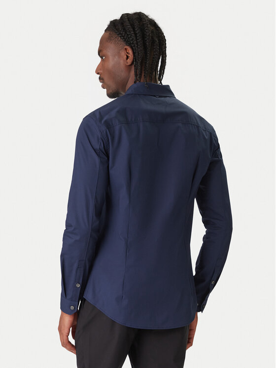 Tommy Jeans Tommy Jeans Košulja DM0DM04405 Tamnoplava Slim Fit