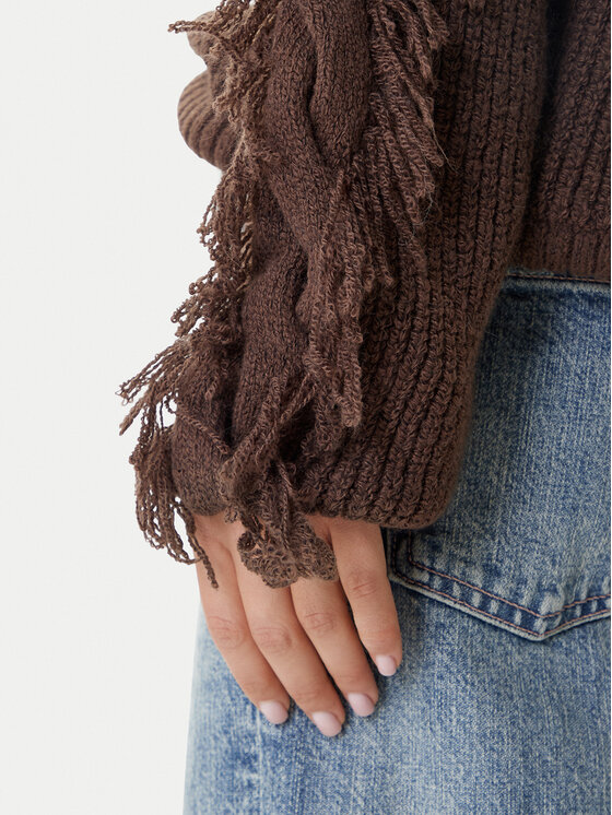 ONLY ONLY Пуловер Molly 15363467 Кафяв Regular Fit