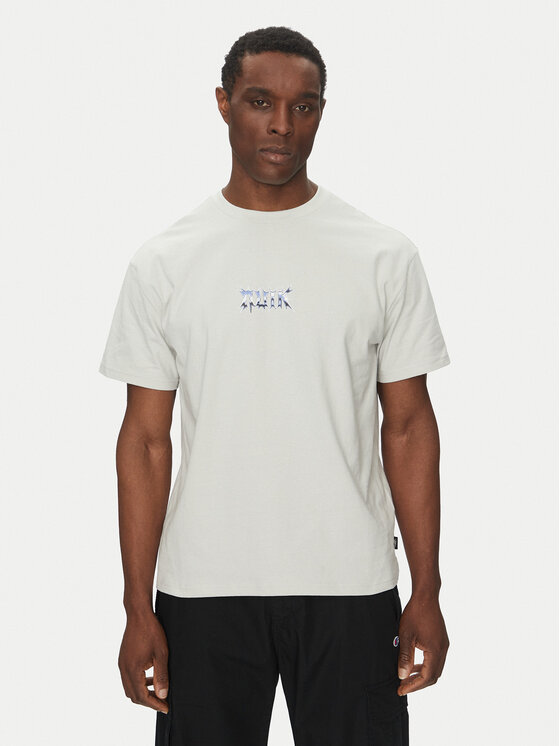 Quiksilver Tricou EQYZT08016 Gri Regular Fit