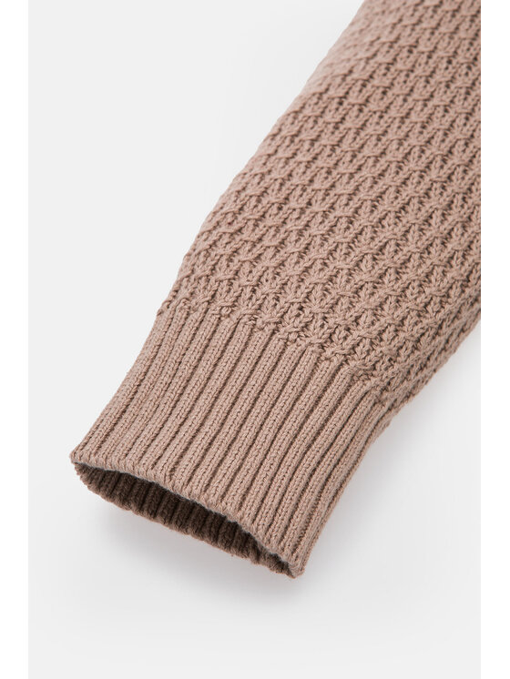 Lancerto Lancerto Sweter Miguel Beżowy Regular Fit