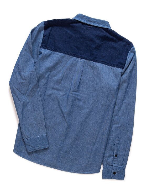 Lee Lee Camicia TOP BLOCKING SHIRT Blu Regular Fit