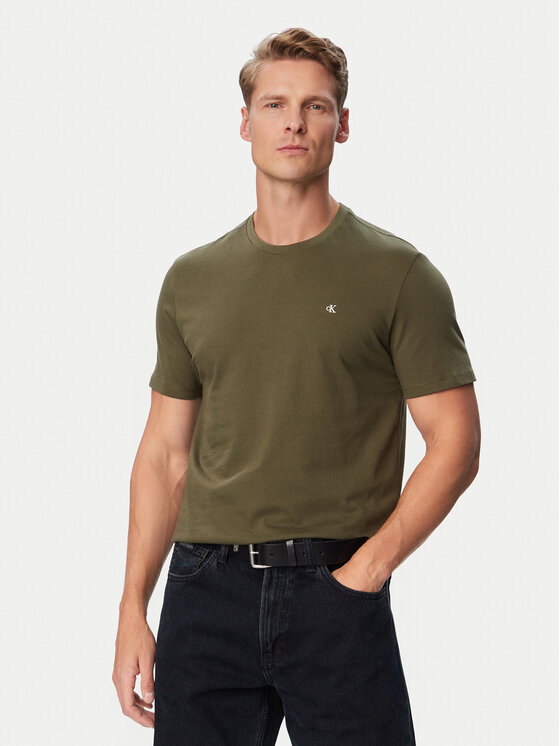 Calvin Klein Jeans Calvin Klein Jeans T-Shirt LV14RD254G Khaki Regular Fit