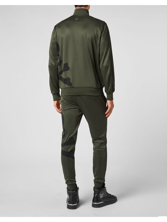 PHILIPP PLEIN PHILIPP PLEIN Tepláková súprava 7473 Zelená Regular Fit