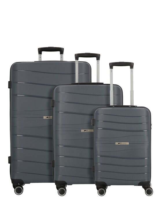 cocoono cocoono Komplet walizek 315312 Szary