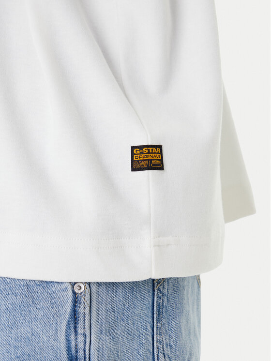 G-Star Raw G-Star Raw Majica D27742-D976 Bijela Oversize