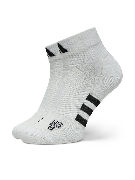 adidas adidas Skarpety wysokie unisex Performance Light Mid-Cut Socks 3 Pairs HT3445 Biały