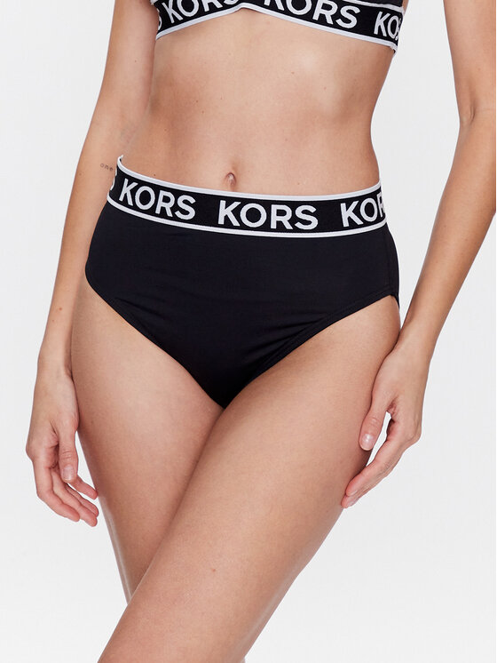 MICHAEL Michael Kors Bikini apakšdaļa Logo MM2M512 Melns