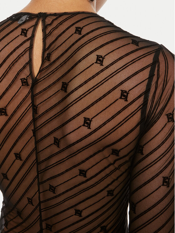 Elisabetta Franchi Elisabetta Franchi Body BO-004-46E2 Czarny Regular Fit