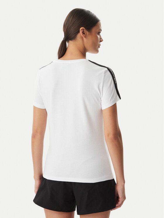 EA7 Emporio Armani EA7 Emporio Armani T-Shirt 7W001490 AF10373 U0002 Bílá Regular Fit
