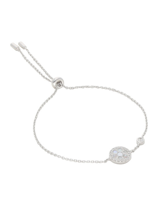Fossil Náramok Glitz Extension JFS00519040 Strieborná