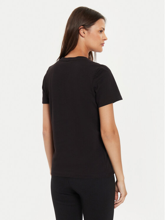 Tommy Hilfiger Tommy Hilfiger Marškinėliai Script WW0WW43459 Juoda Regular Fit