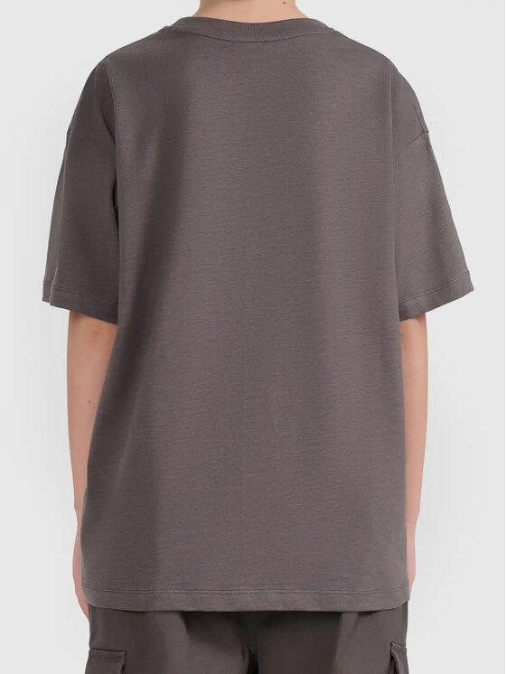 4F 4F T-Shirt 4FJWSS26TTSHM2817-22 Szary Active Fit