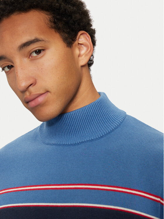 Napapijri Napapijri Rollkragenpullover D-Sardona NP0A4I2A Dunkelblau Regular Fit