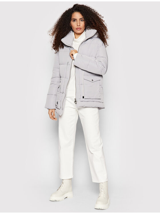 Patrizia Pepe Patrizia Pepe Зимно яке 2S1358/A9N8-S624 Сив Regular Fit