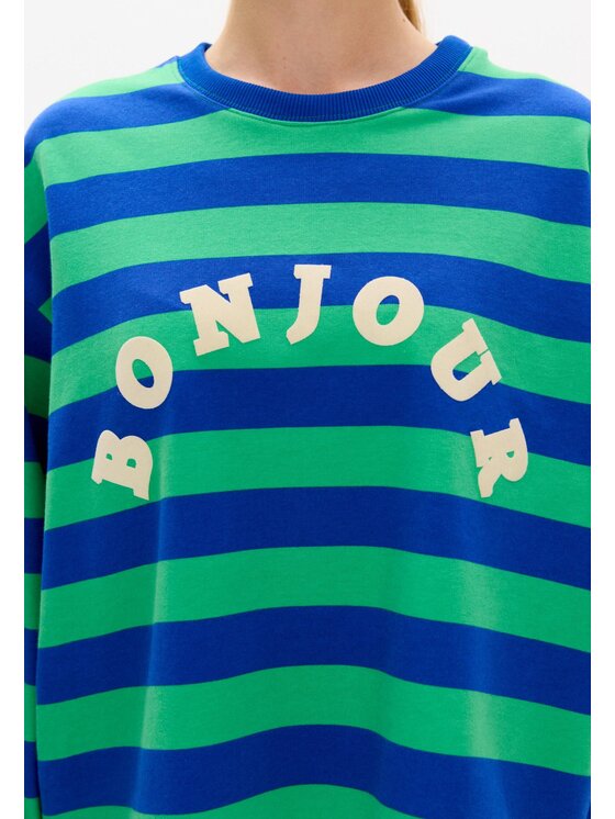 Mirons Mirons Longsleeve Print Kolorowy Regular Fit