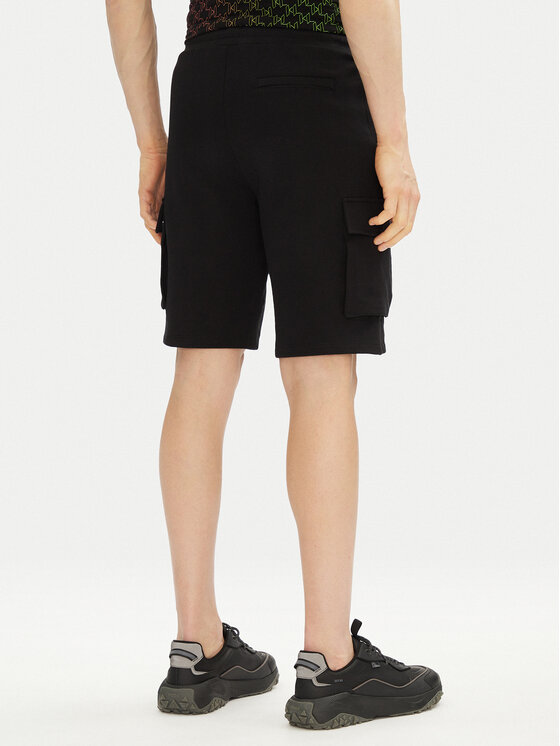 KARL LAGERFELD KARL LAGERFELD Szorty sportowe 705402 552917 Czarny Regular Fit