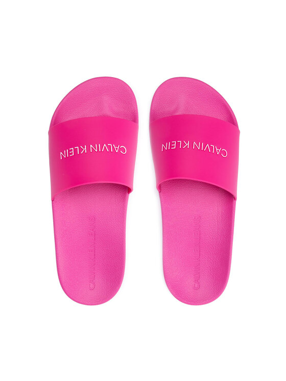 Calvin Klein Jeans Ciabatte Slide Institutional Ck Tpu YW0YW00104 Rosa Modivo